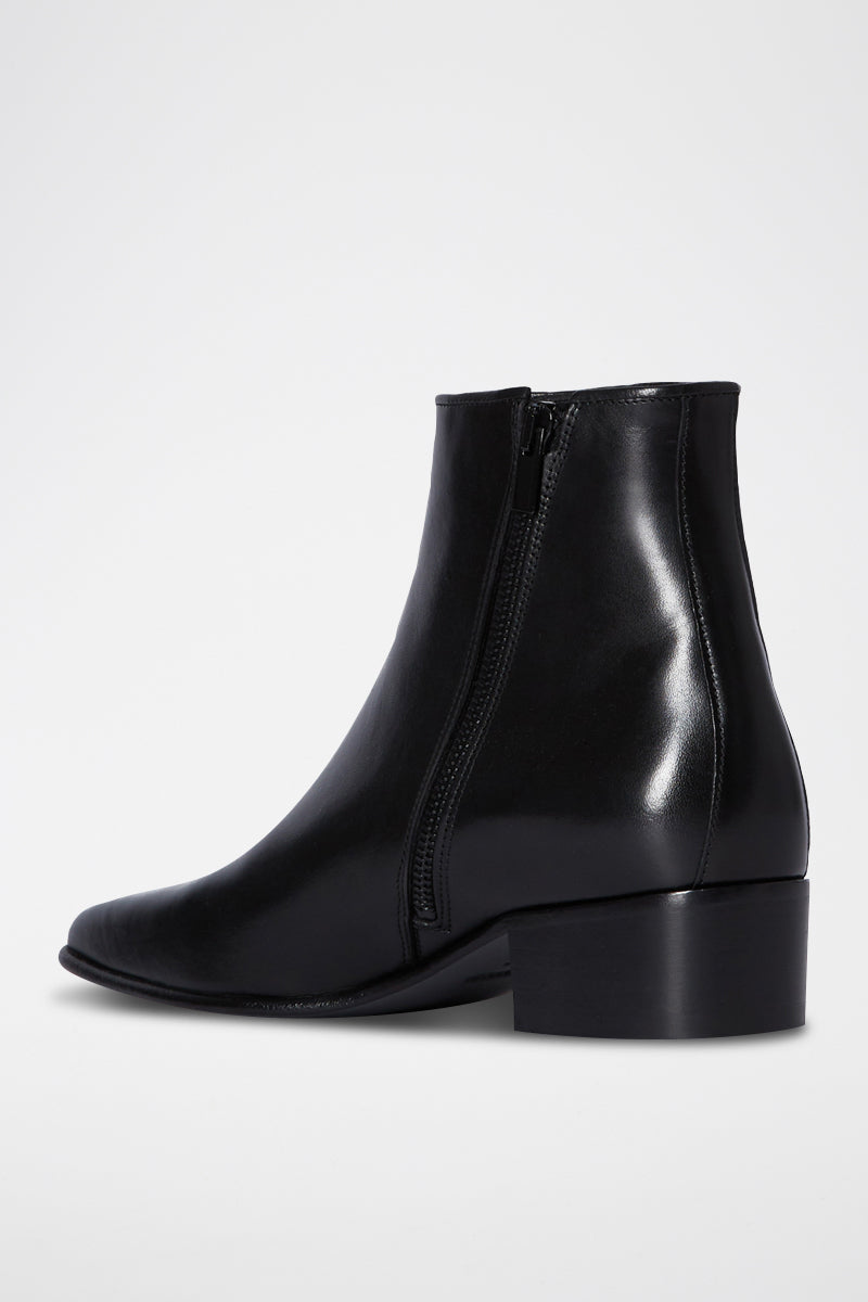 The Kooples - Bottines En Cuir - Noir - Femme