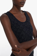 Vestido tubo - Negro y antracita - Mujer