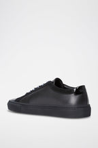 The Kooples - Zapatillas de Cuero con Panel de Vinilo - Mujer