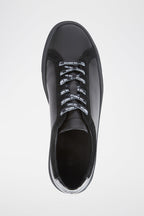 The Kooples - Zapatillas de Cuero con Panel de Vinilo - Mujer
