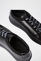 The Kooples - Zapatillas de Cuero con Panel de Vinilo - Mujer