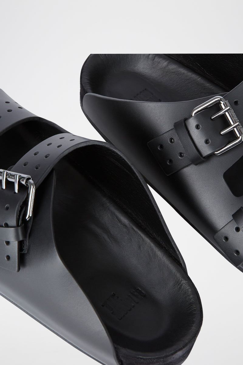 The Kooples - Mules En Cuir De Veau - Noir - Femme