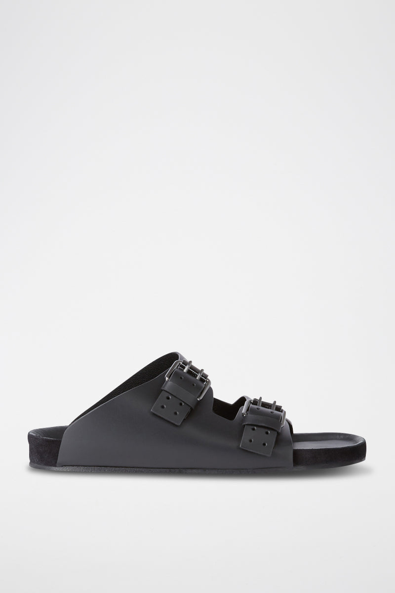 The Kooples - Mules En Cuir De Veau - Noir - Femme