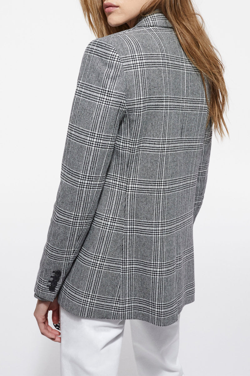 The Kooples - Chaqueta de lana a cuadros - Mujer