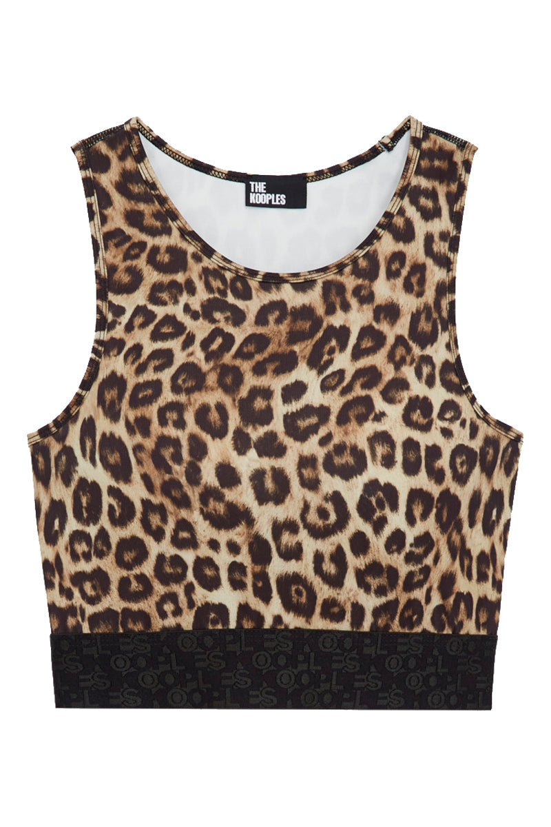 The Kooples - Brassière Technique Léopard - Femme