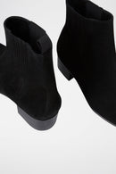Boots En Nubuck - Noir - Homme