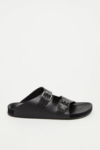 The Kooples - Sandales En Cuir De Veau - Noir - Homme