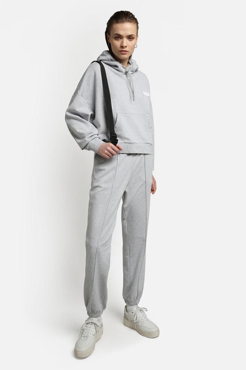 B-Morgex H Light Gray Heather Sweatshirt - Women
