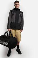 Coupe-Vent À Capuche A-Dru Noir Et Gris - Homme