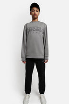 Sweat K B-Saleina C Gris Clair - Enfant