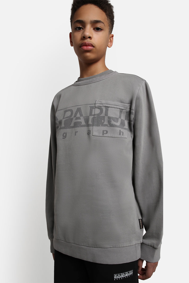 Sweat K B-Saleina C Gris Clair - Enfant