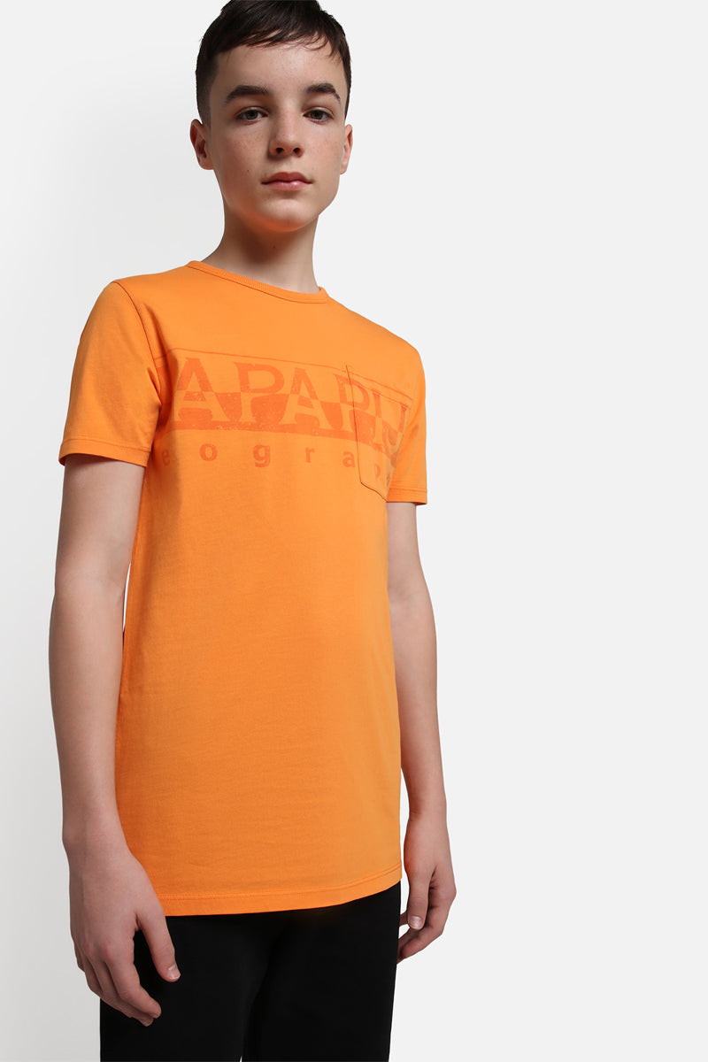 T-Shirt K S-Saleina Orange - Enfant