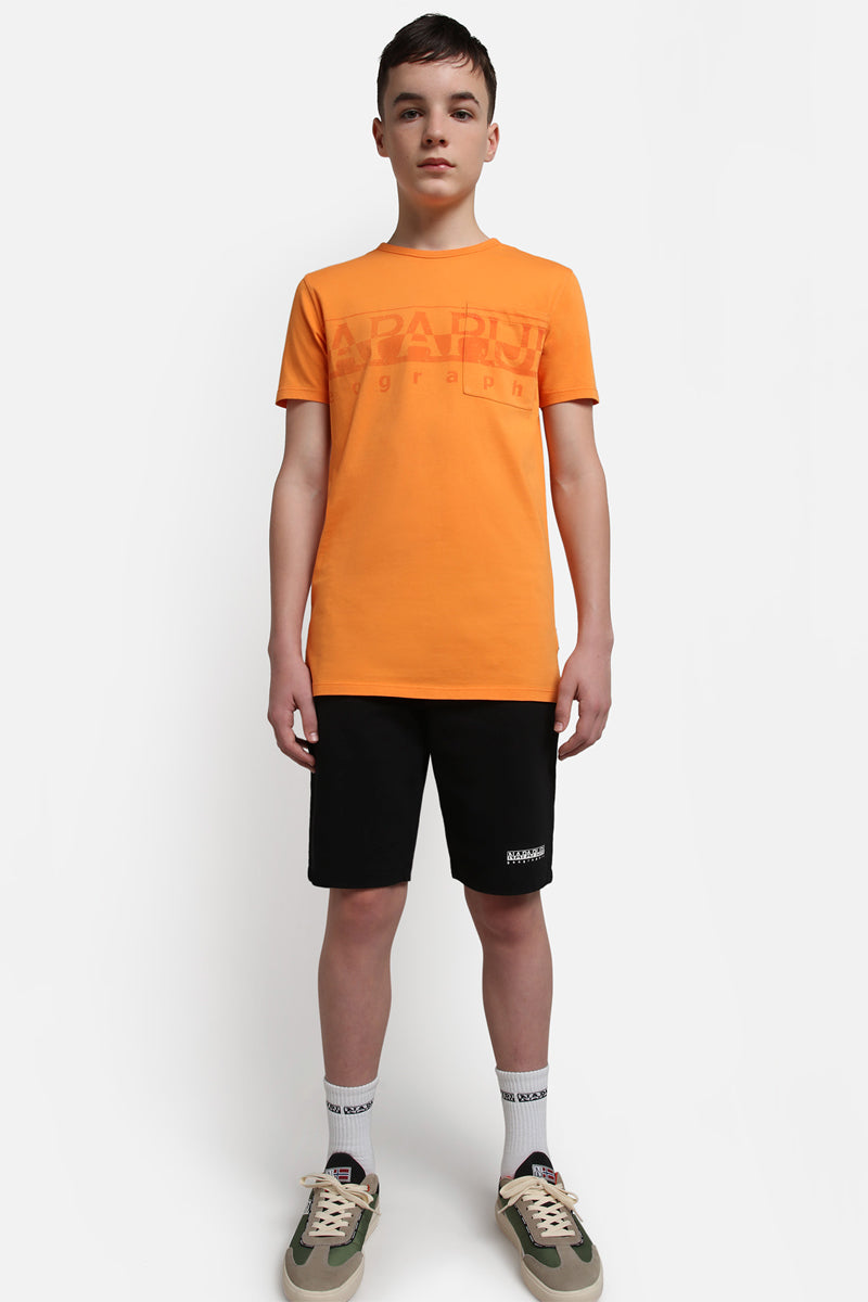 T-Shirt K S-Saleina Orange - Enfant