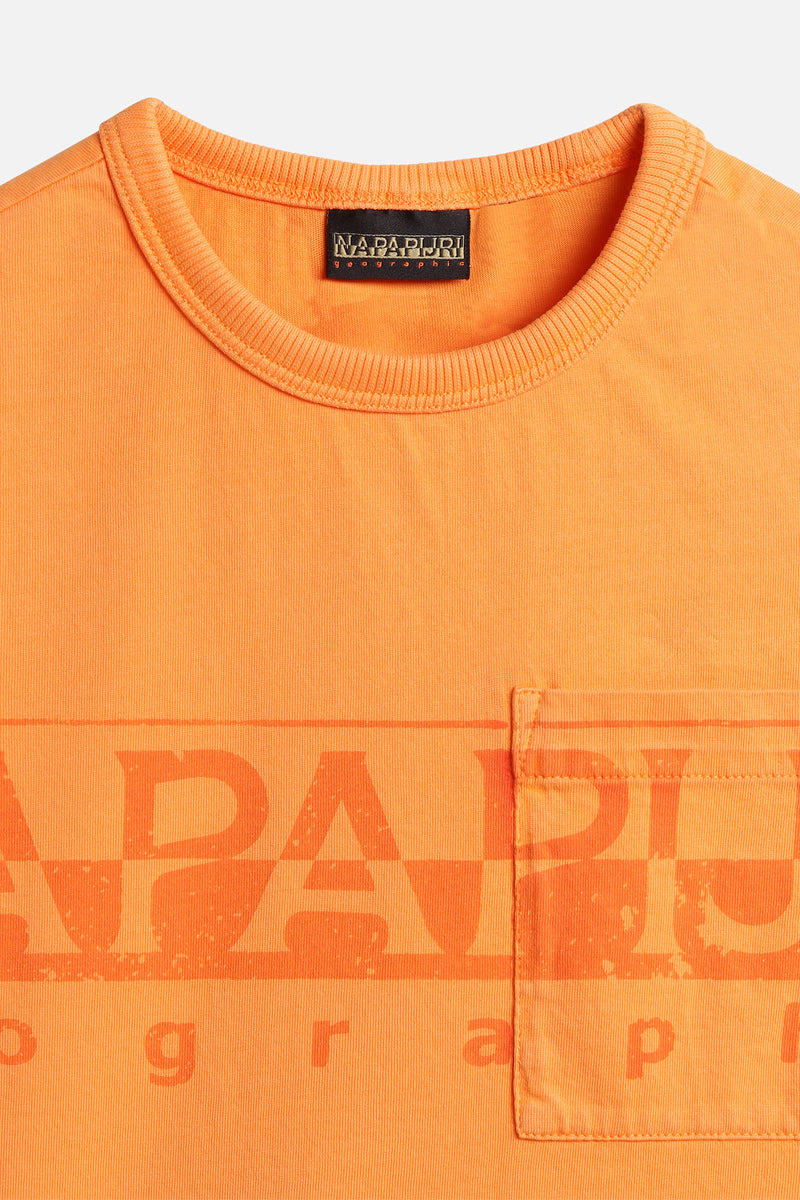 T-Shirt K S-Saleina Orange - Enfant