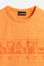 T-Shirt K S-Saleina Orange - Enfant