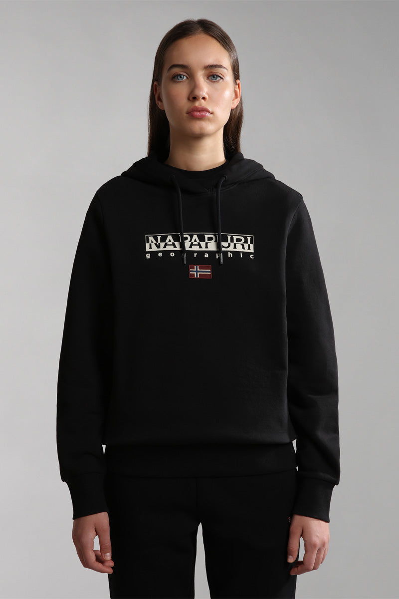 Sudadera con capucha B-Ayas Negro - Mujer