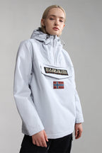 Chubasquero con Capucha Rainforestwint Gris Claro - Mujer