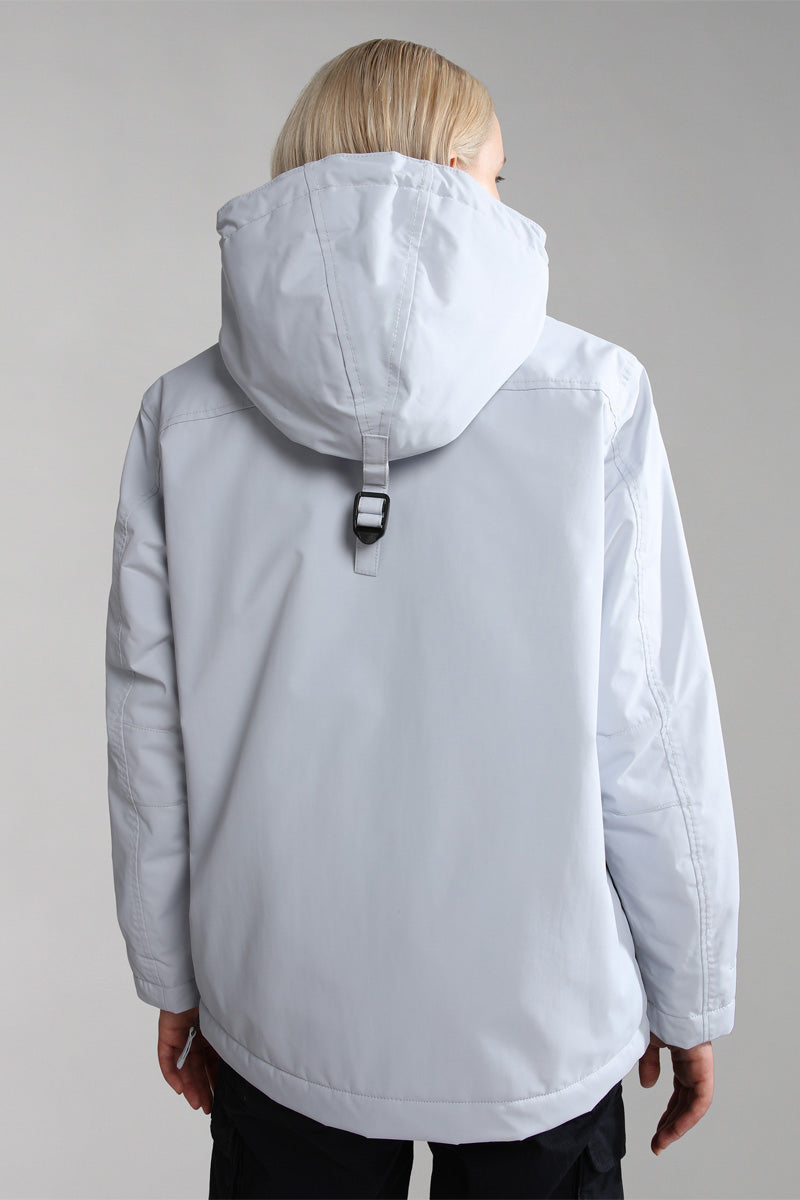 Coupe-Vent À Capuche Rainforestwint Gris Clair - Femme