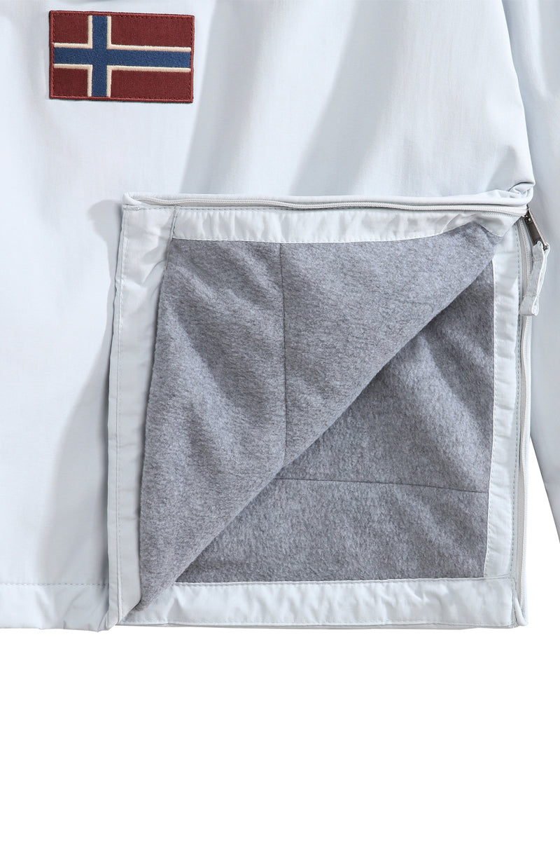 Chubasquero con Capucha Rainforestwint Gris Claro - Mujer
