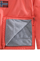 Cortavientos con capucha Rainforestwint Coral - Mujer