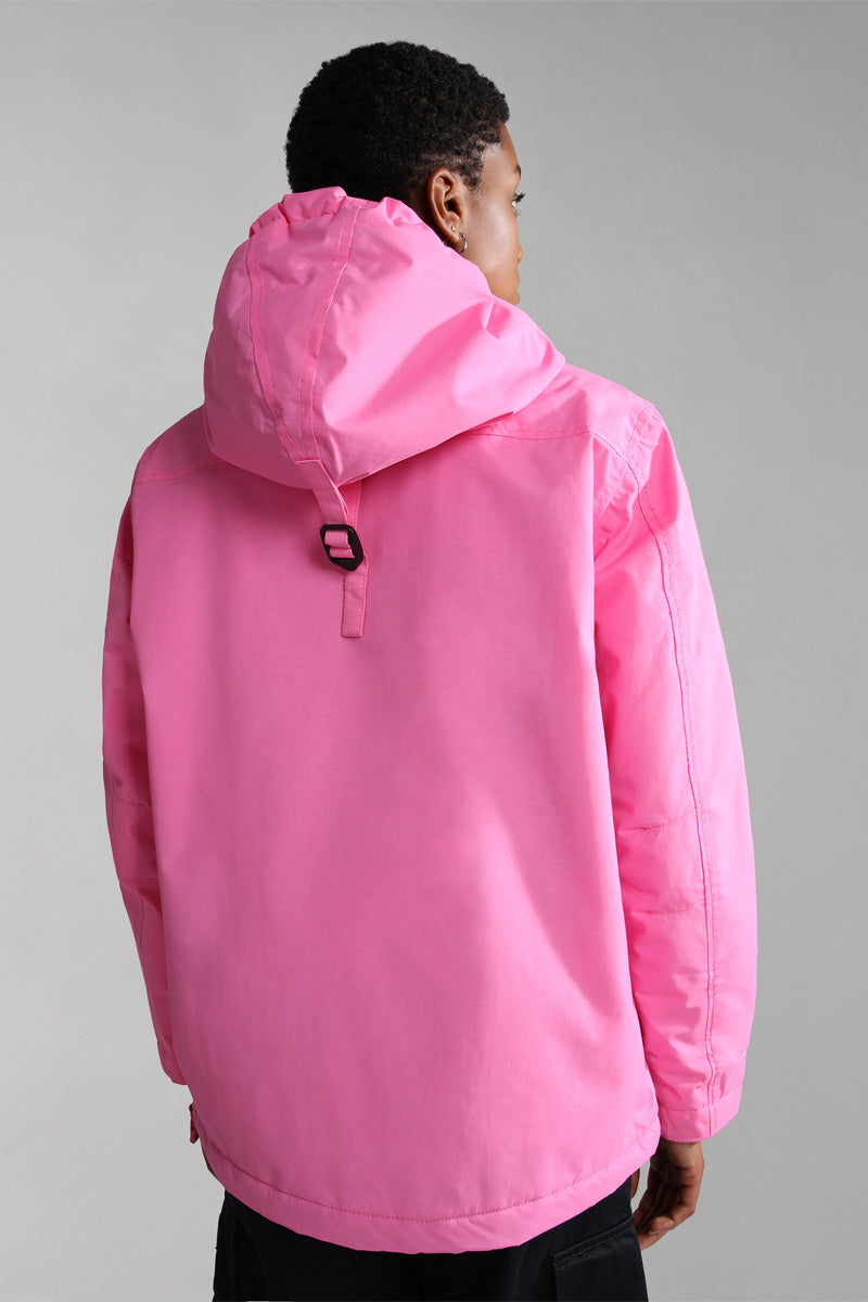 Coupe-Vent À Capuche Rainforest Rose - Femme
