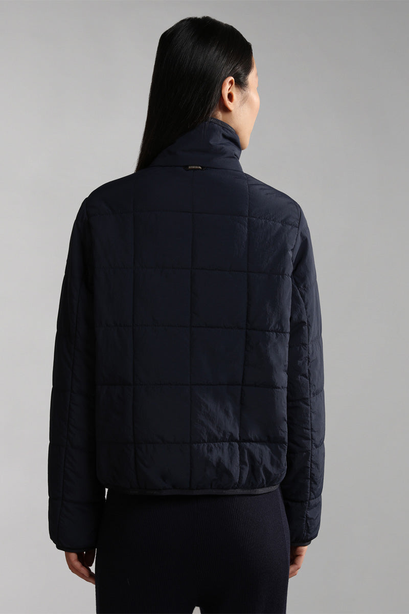 Chaqueta A-Soderman Packable Azul Marino - Mujer
