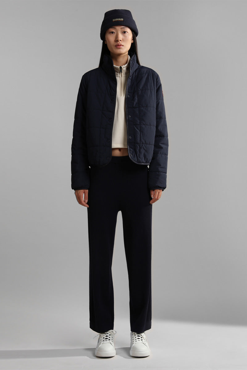 Chaqueta A-Soderman Packable Azul Marino - Mujer