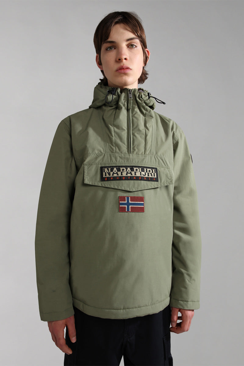 Coupe-Vent À Capuche Rainforest Vert Olive - Homme