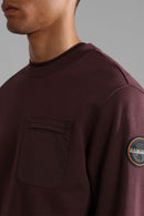 B-Nynorsc Burgundy Sweatshirt - Men