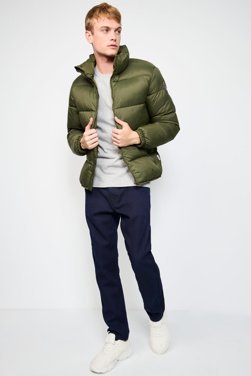 Anthony Khaki Puffer Jacket - Men's