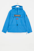Cortavientos Con Capucha Skidoo Azul Eléctrico - Niño