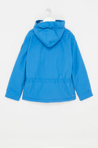 Cortavientos Con Capucha Skidoo Azul Eléctrico - Niño