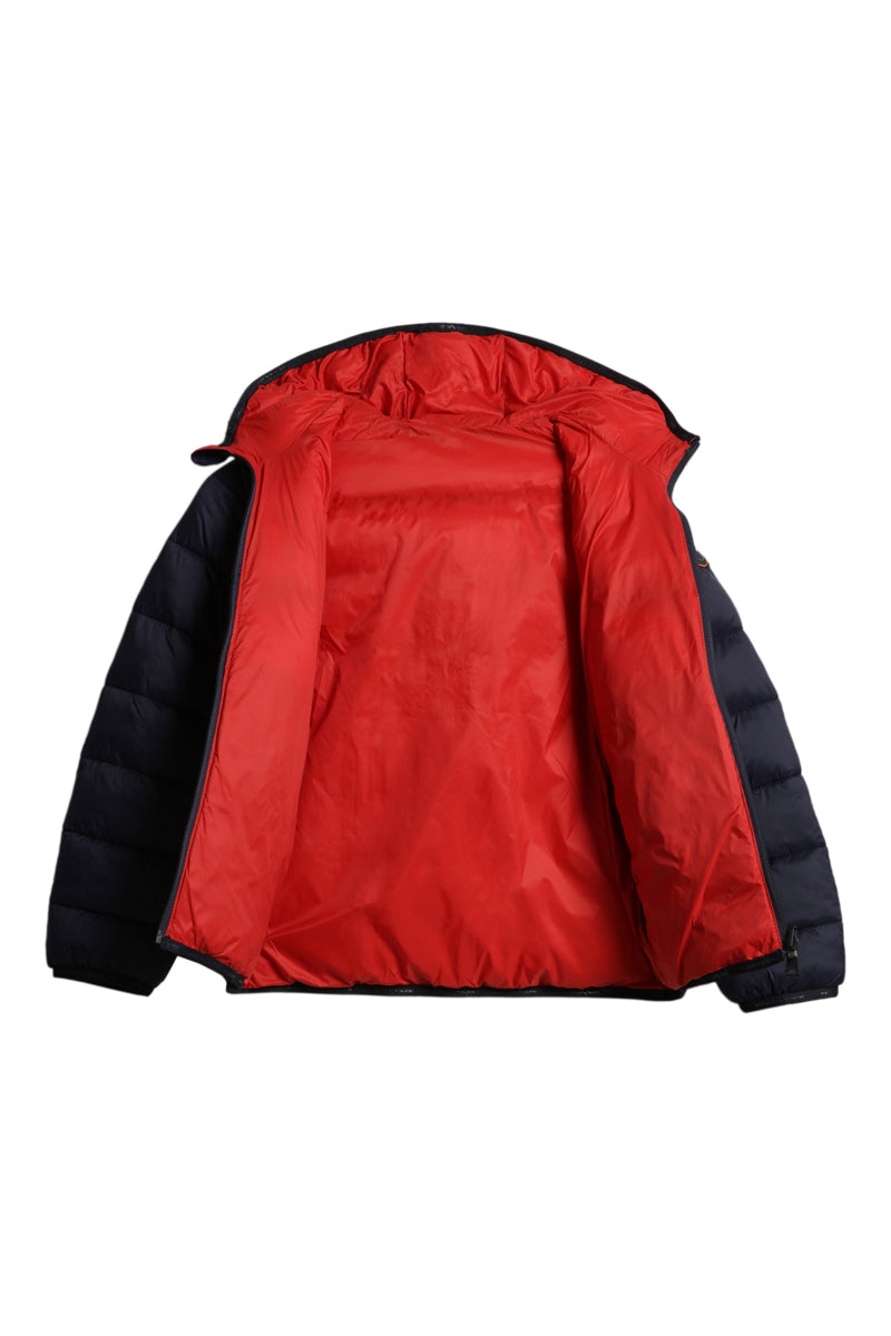 Aerons Rev Reversible Down Jacket Navy Blue and Red - Children