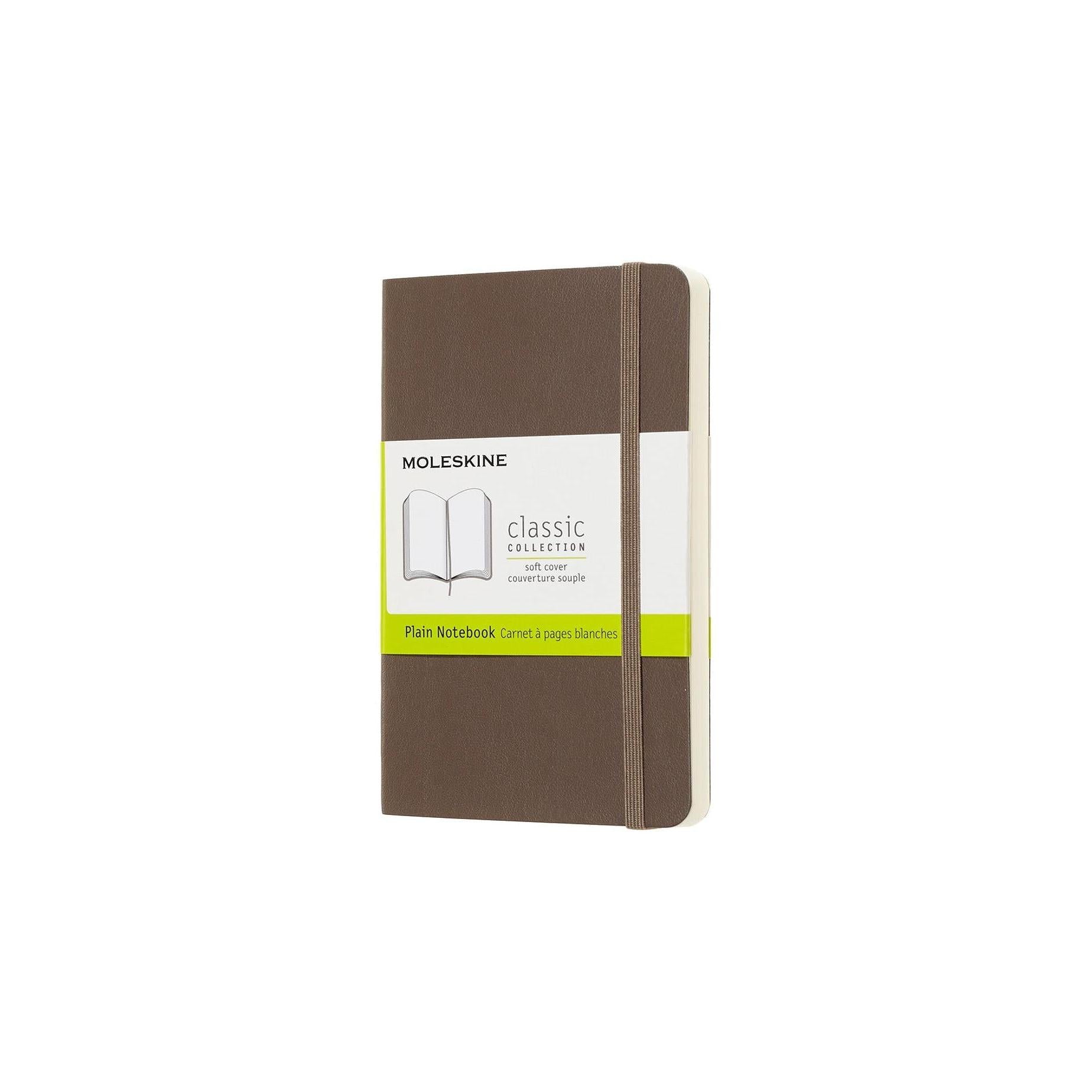 Classic Notebook Pocket 9X14 - Plain Pages - Earth Brown