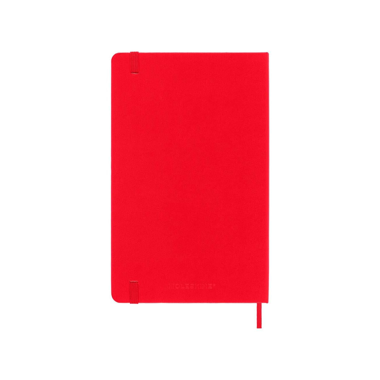 Carnet Classique Large 13X21 - Pages Lignées - Rouge (Pms 186 C)