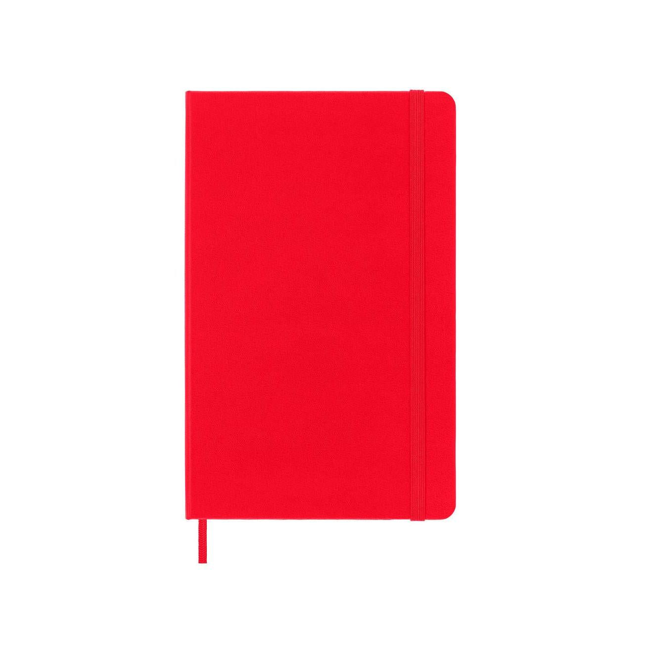 Carnet Classique Large 13X21 - Pages Lignées - Rouge (Pms 186 C)