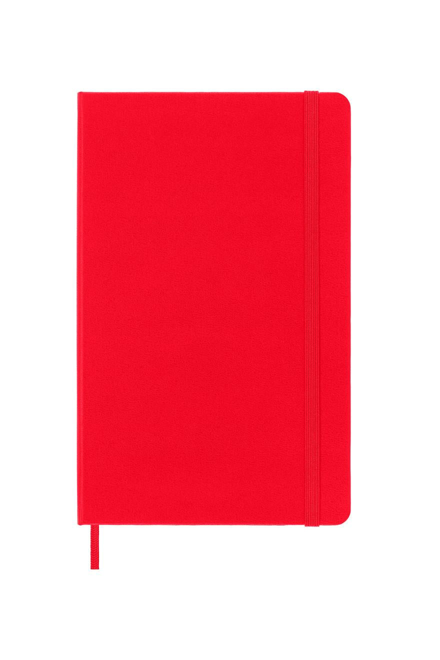 Carnet Ligné (Ruled Notebook) - Large - Rouge