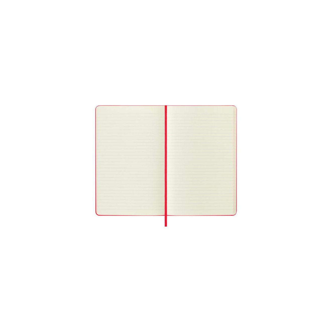 Carnet Classique Large 13X21 - Pages Lignées - Rouge (Pms 186 C)