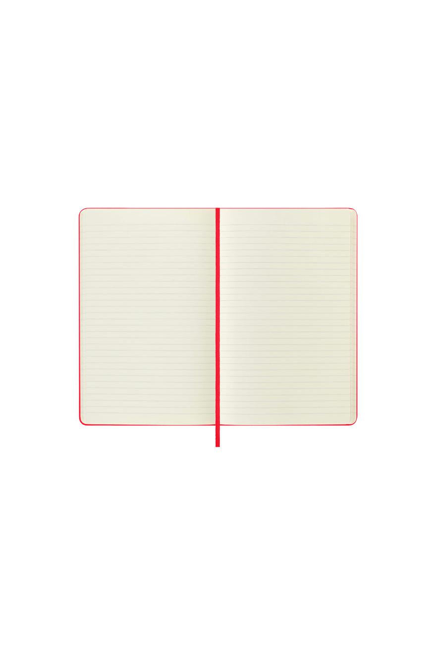 Carnet Ligné (Ruled Notebook) - Large - Rouge