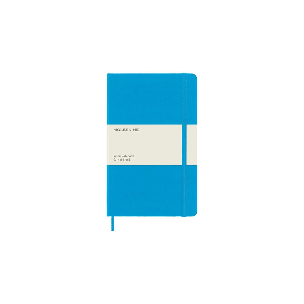 Cuaderno a rayas - Grande - Azul cerúleo