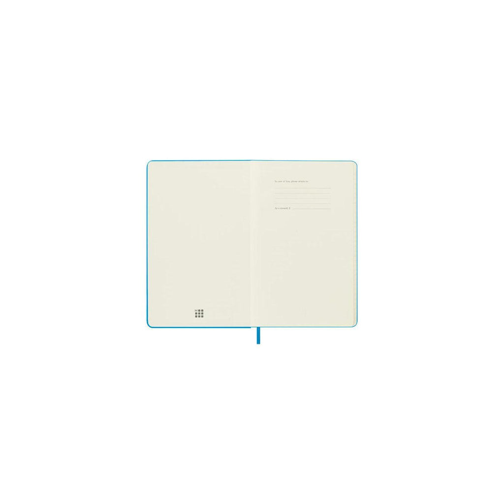 Cuaderno a rayas - Grande - Azul cerúleo