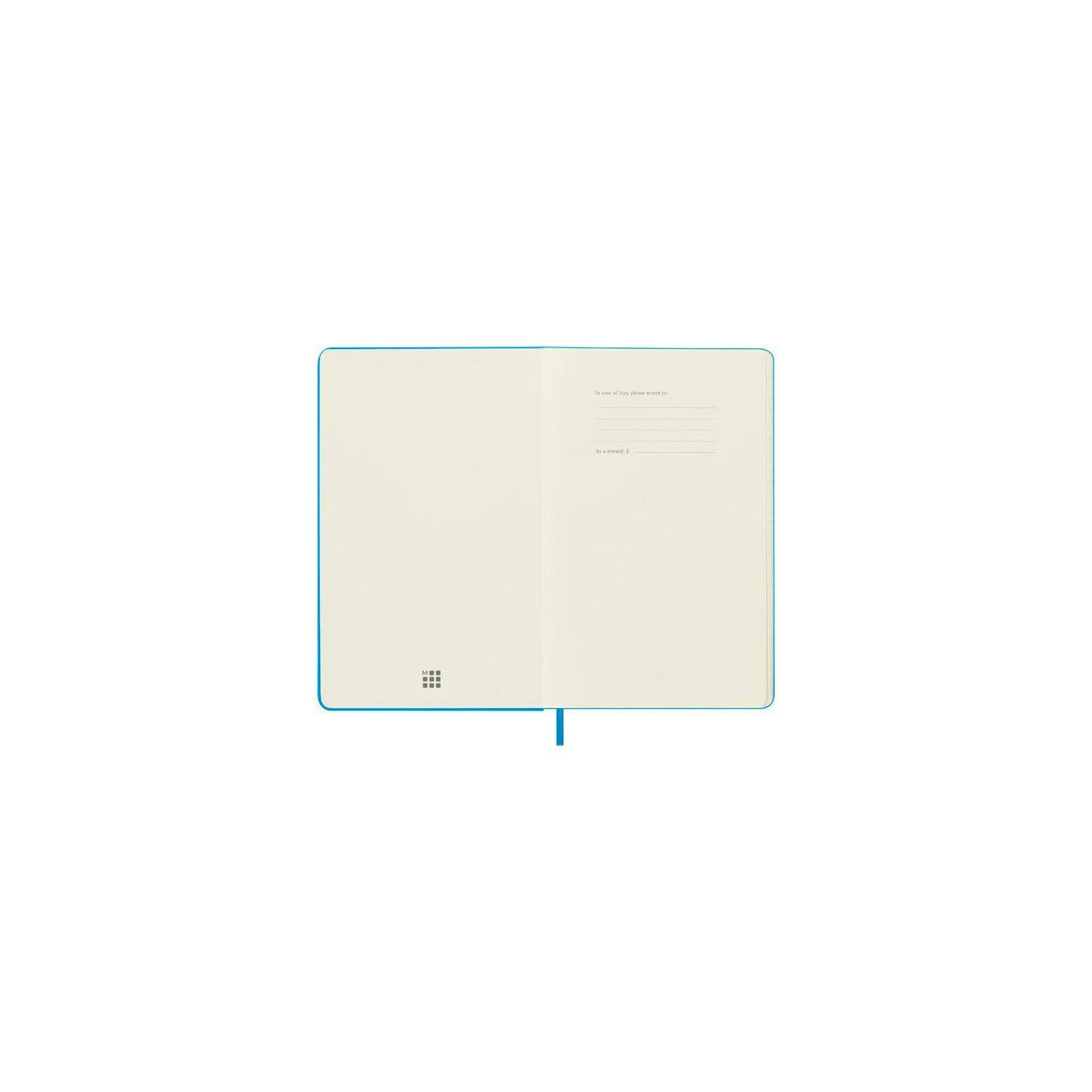 Cuaderno a rayas - Grande - Azul cerúleo