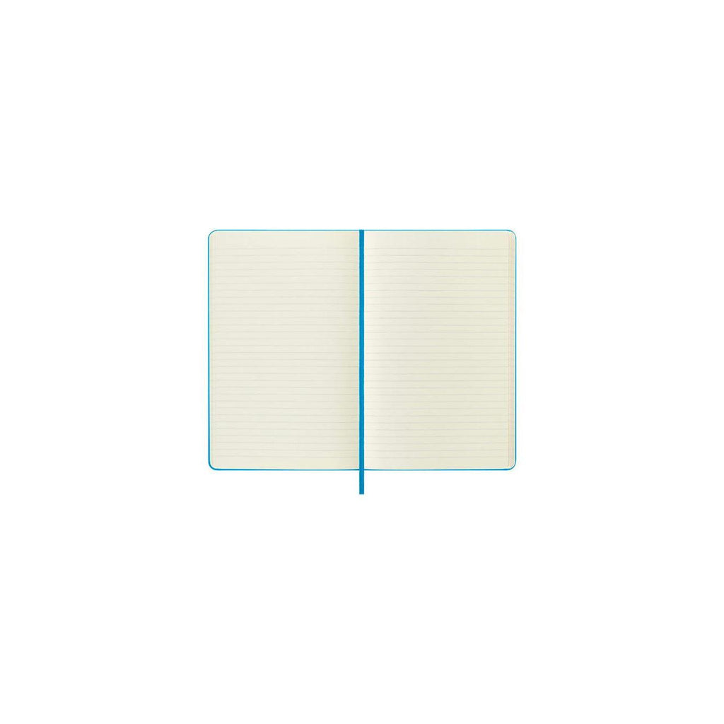 Cuaderno a rayas - Grande - Azul cerúleo