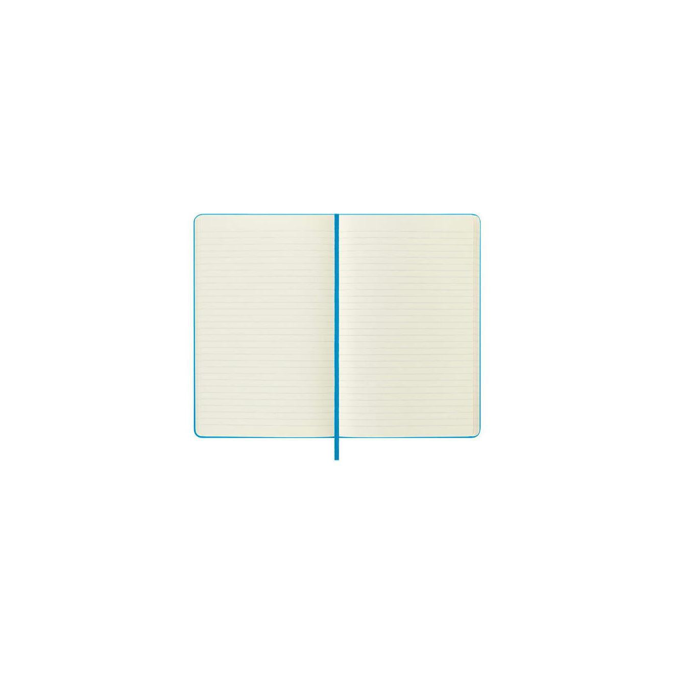 Cuaderno a rayas - Grande - Azul cerúleo