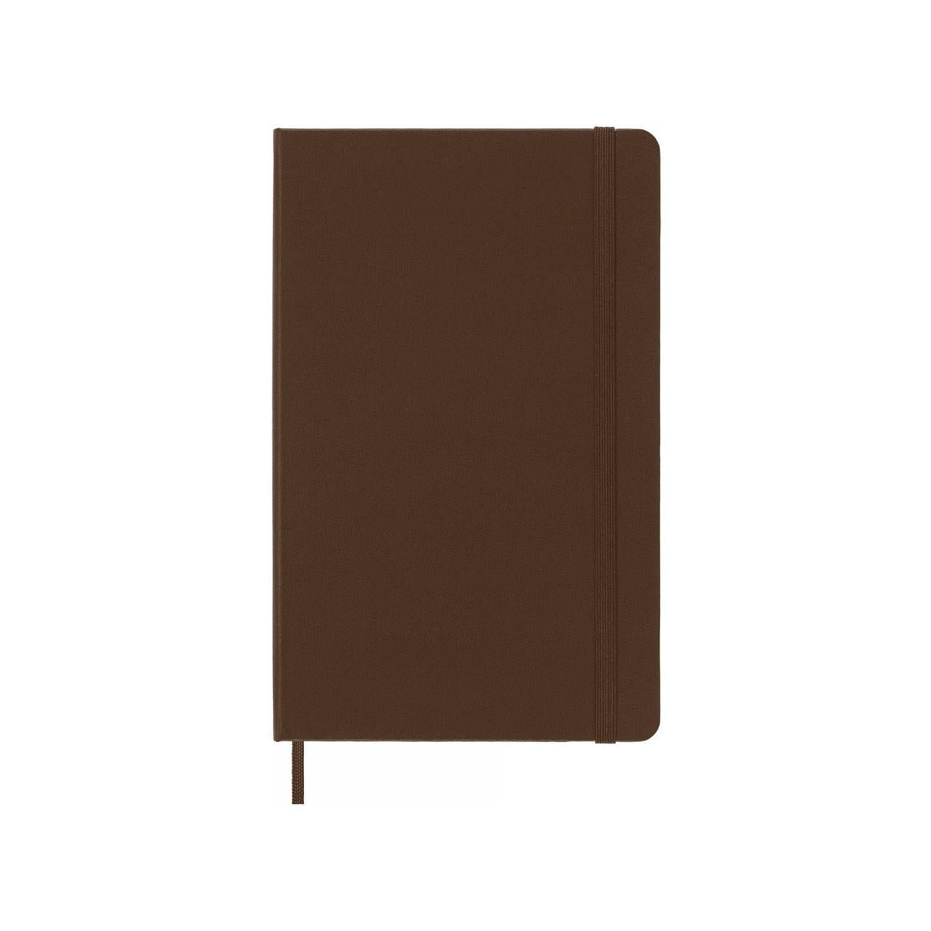 Cuaderno a rayas - Grande - Marrón oscuro