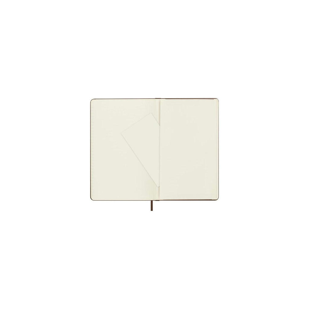 Cuaderno a rayas - Grande - Marrón oscuro