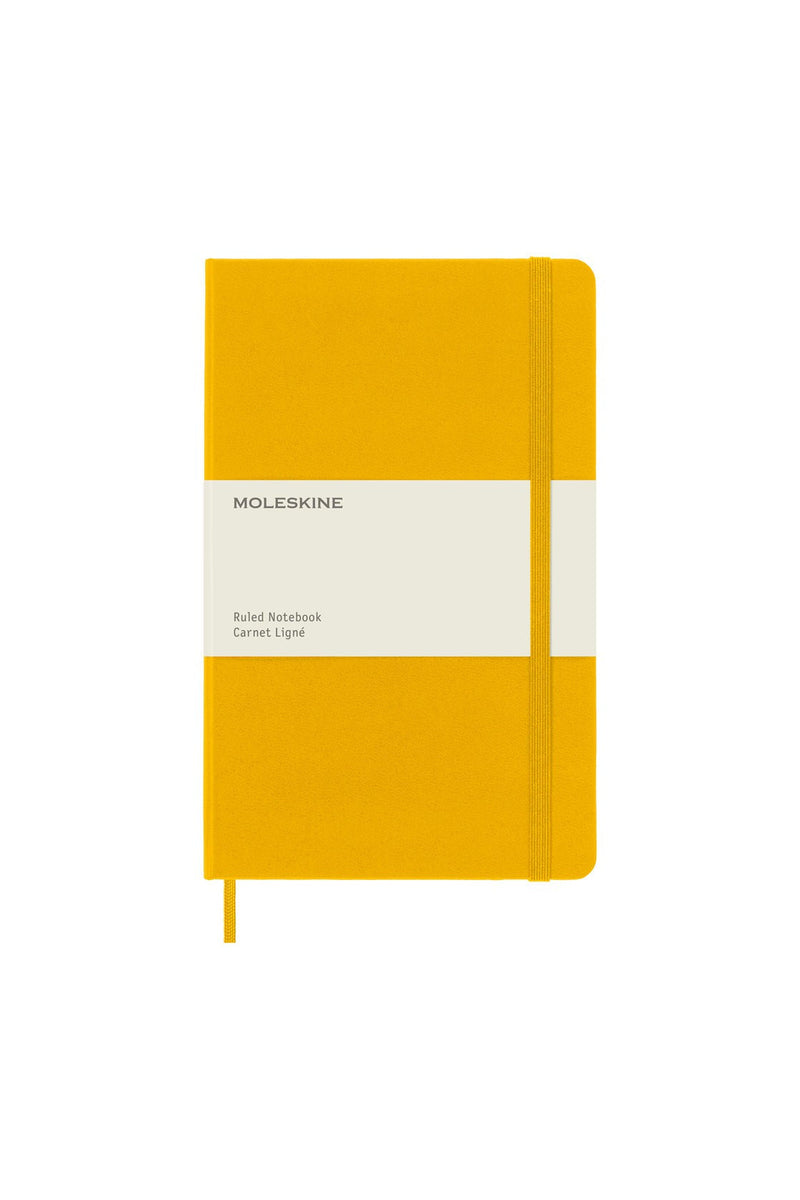 Cuaderno a rayas - Grande - Amarillo oscuro