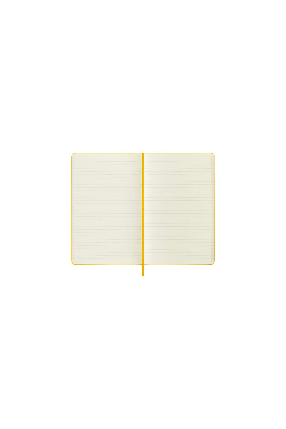 Carnet Ligné (Ruled Notebook) - Large - Jaune Foncé