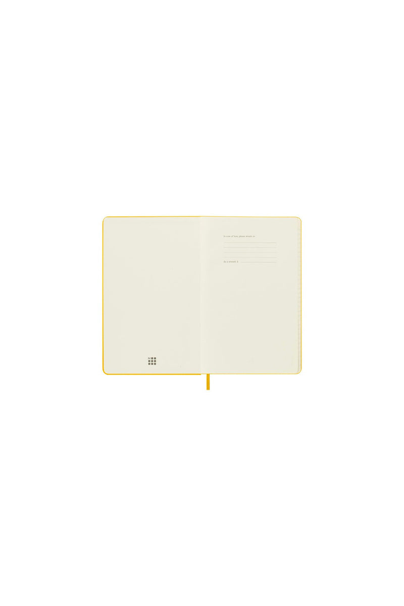 Cuaderno a rayas - Grande - Amarillo oscuro