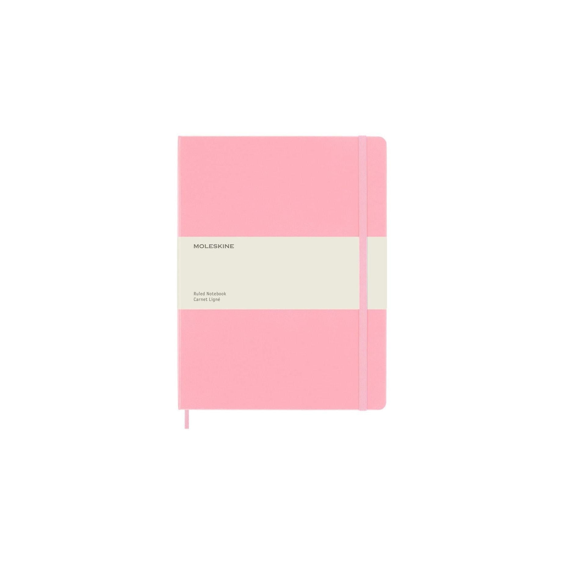 Cuaderno a rayas - Xl - Rosa pálido